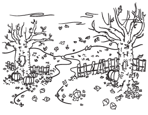Free printable fall coloring pages