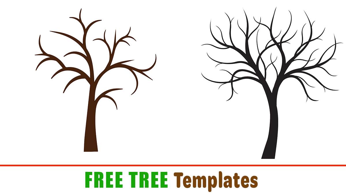 Tree crafts with free templates