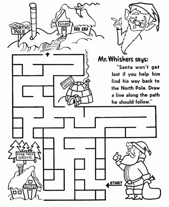 Christmas themed mazes coloring pages word search fun reflections of pop culture lifes challenges
