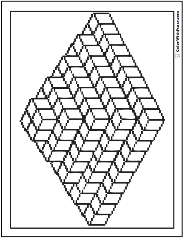 Shape coloring pages â digital pdf squares circles triangles