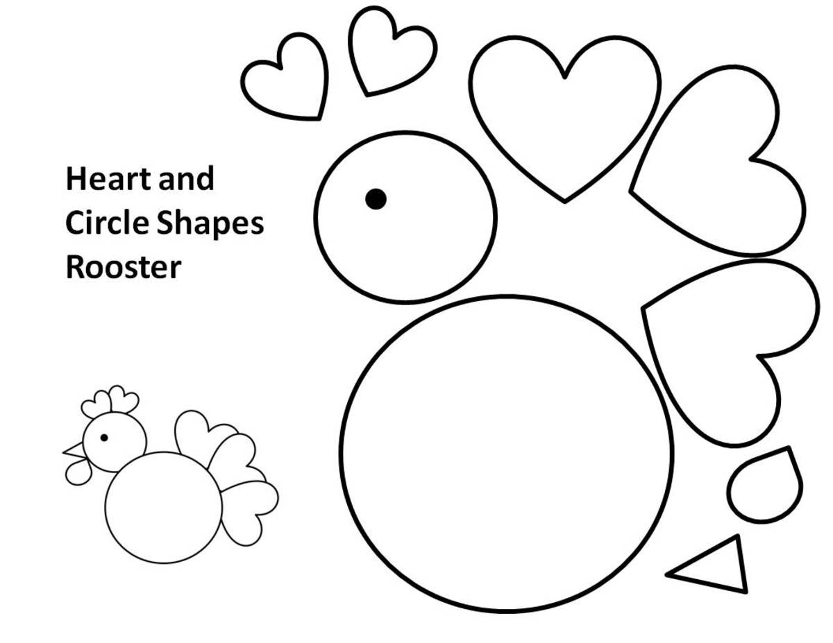Printable rooster crafts for kids