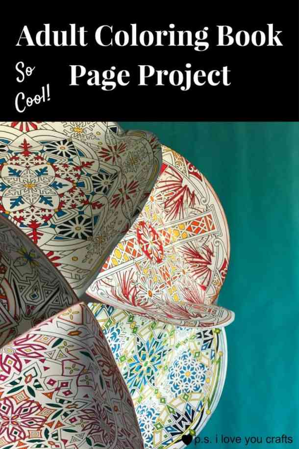 Adult coloring book project