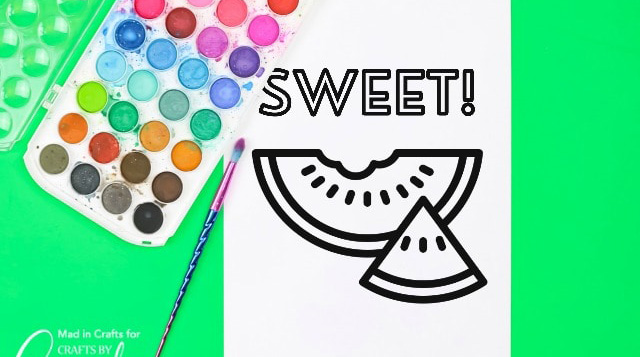 Summer coloring pages
