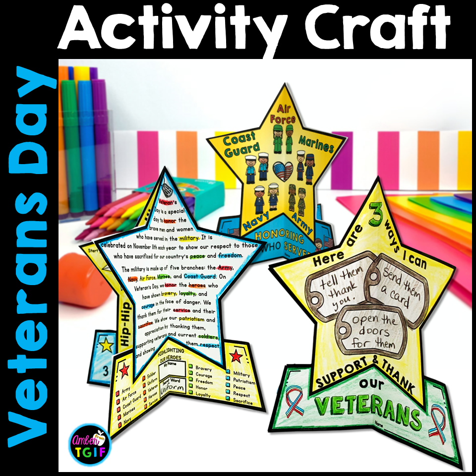 Veterans day craft activities