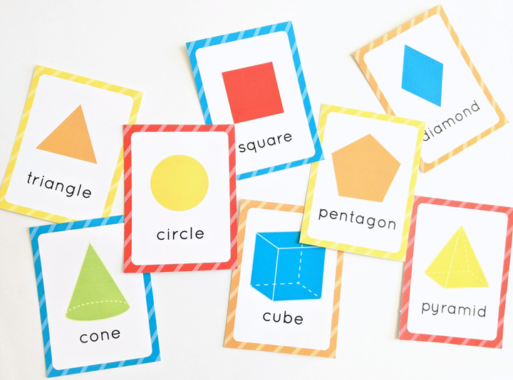 Free printable shape flashcards creative ways to use them