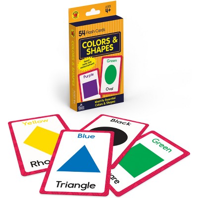 Colors and shapes flash cards hardcover