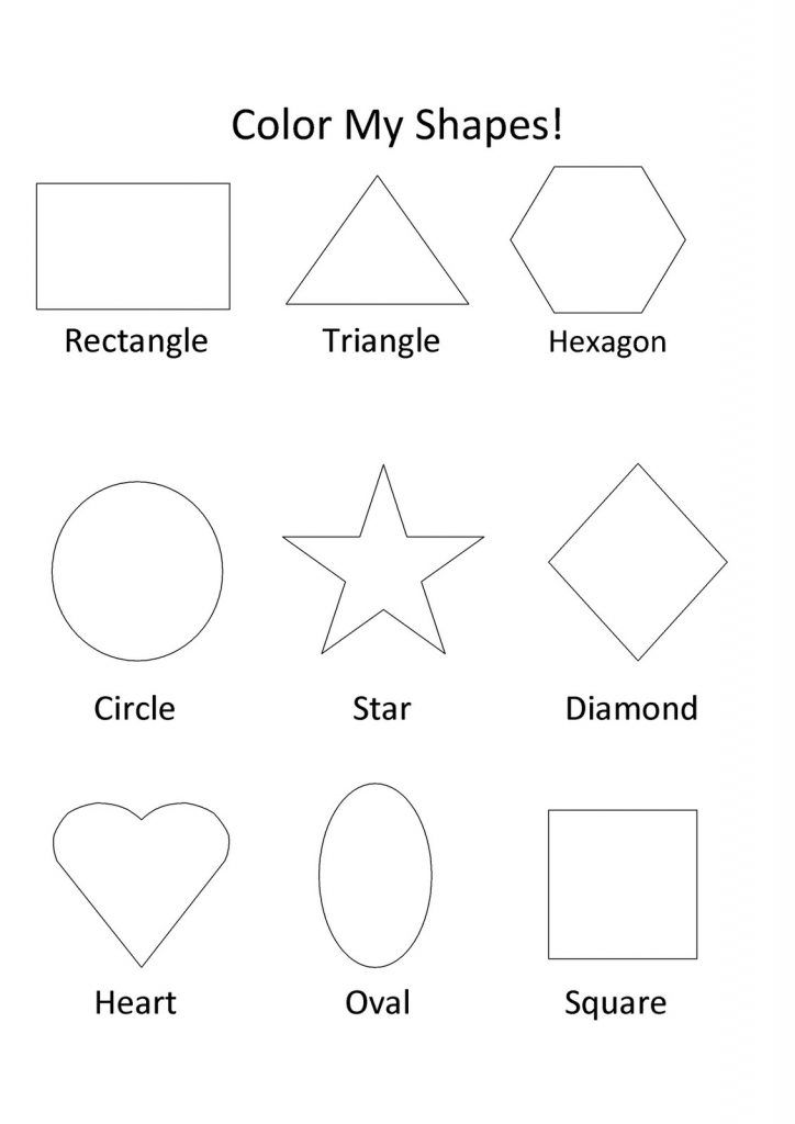 Free printable shapes coloring pages for kids shapes worksheets shape coloring pages preschool coloring pages