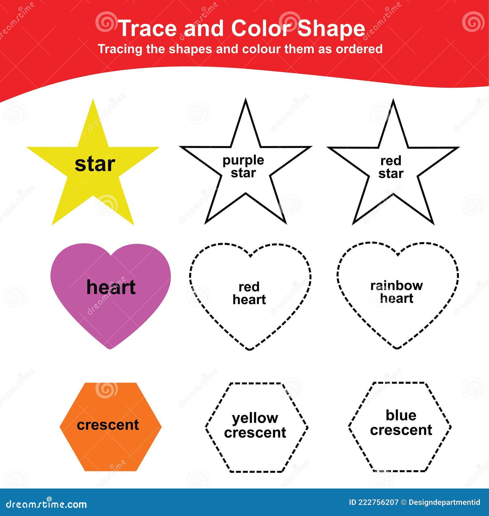 Coloring shapes stock illustrations â coloring shapes stock illustrations vectors clipart