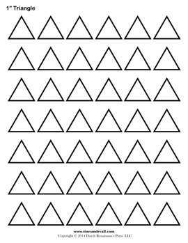 Triangle templates â tims printables