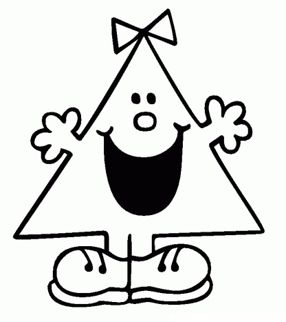 Triangle coloring page crafts and worksheets for preschooltoddler and kindergarten