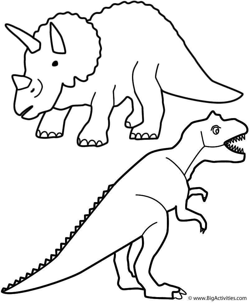 Triceratops and t