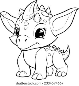 Triceratops coloring images stock photos d objects vectors