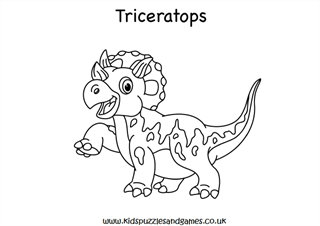 Triceratops louring sheet