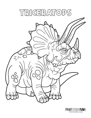 Dinosaur clipart coloring pages offer some prehistoric fun at