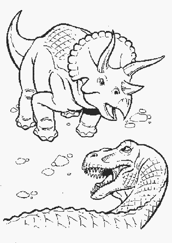 Best dinosaur coloring pages for kids