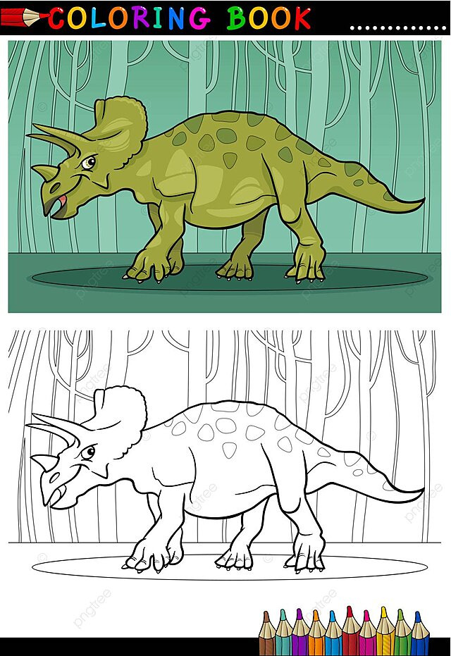 Desenho de dinossauro para colorir