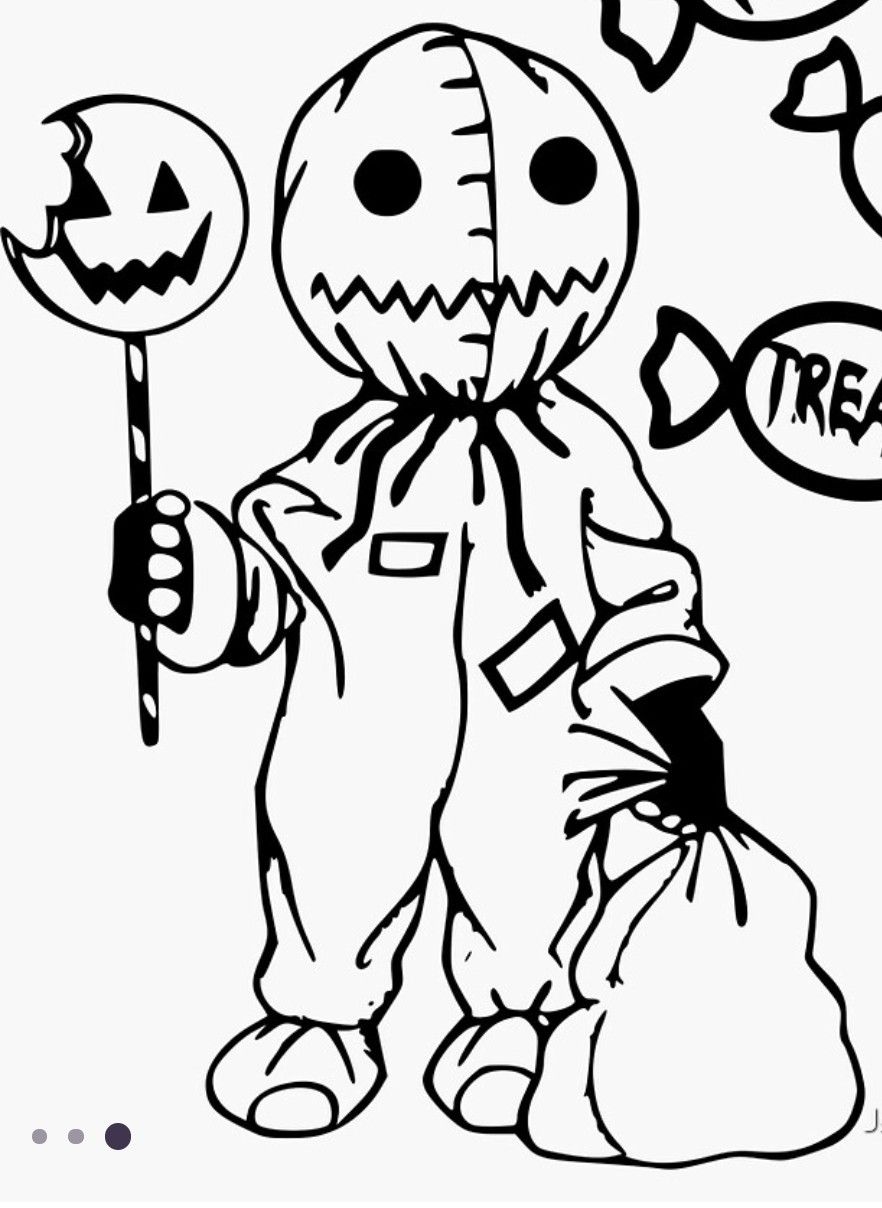 Sam trick r treat svg halloween stencils sam trick r treat halloween drawings