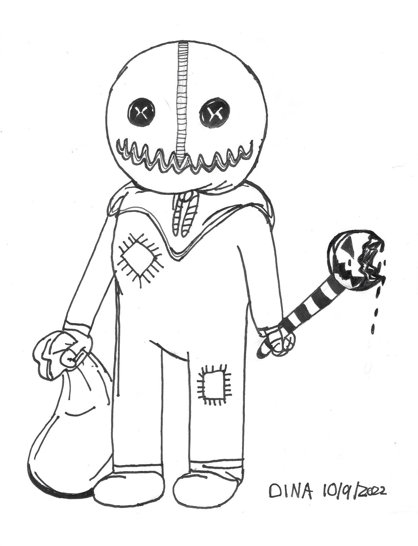 Sam from trick r treat by miss