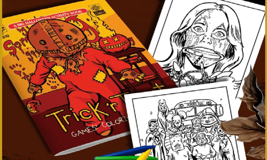 Trick r treat coloring book ing from fright rags this september