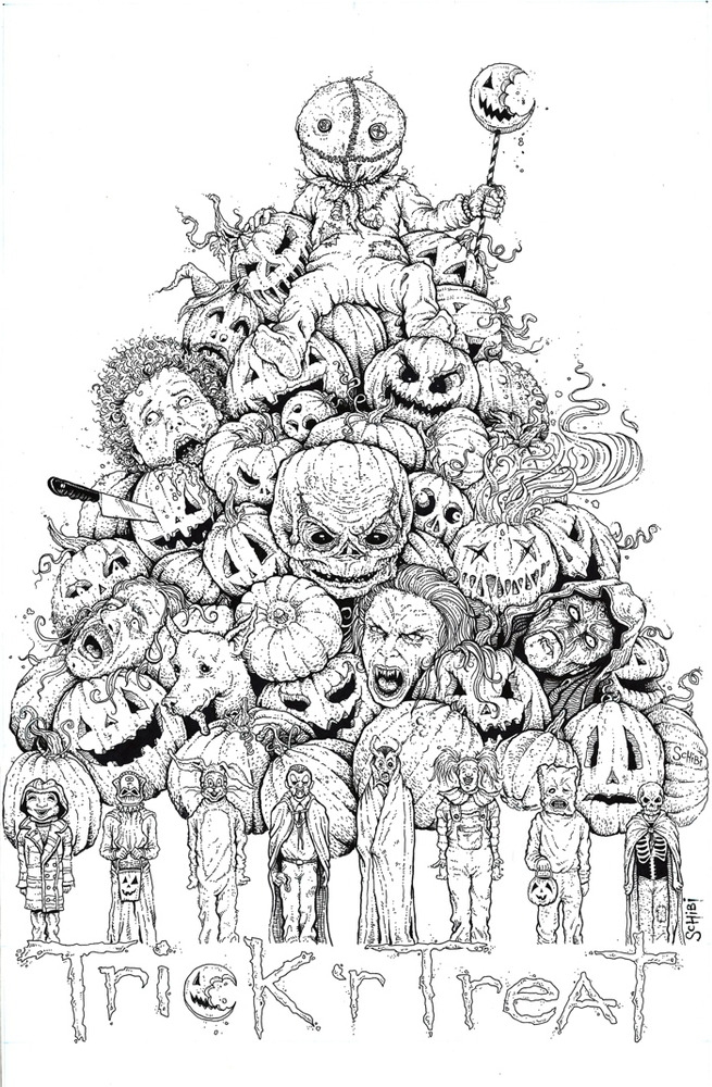 Trick r treat by cody schibi in matthew reed s character trick r treat ic art gallery room