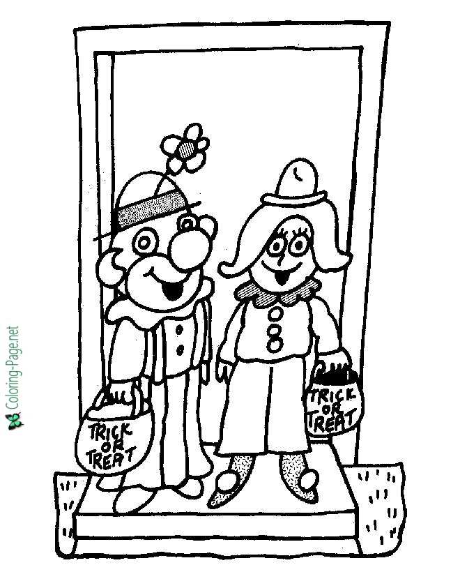 Halloween coloring pages