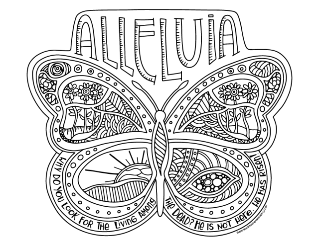 Help needed to color butterflies â trinity lutheran church
