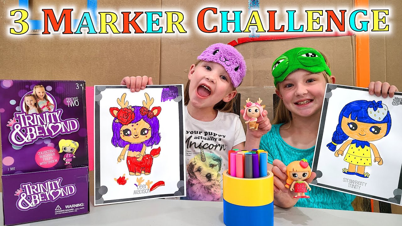 Arker challenge trinity and adison coloring pages