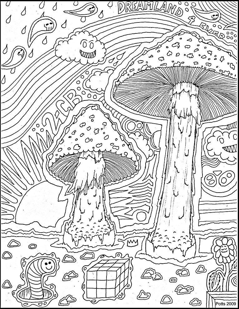 Httpwwwbingimagessearchqtrippy mushroom coloring pages cute coloring pages coloring book art cool coloring pages