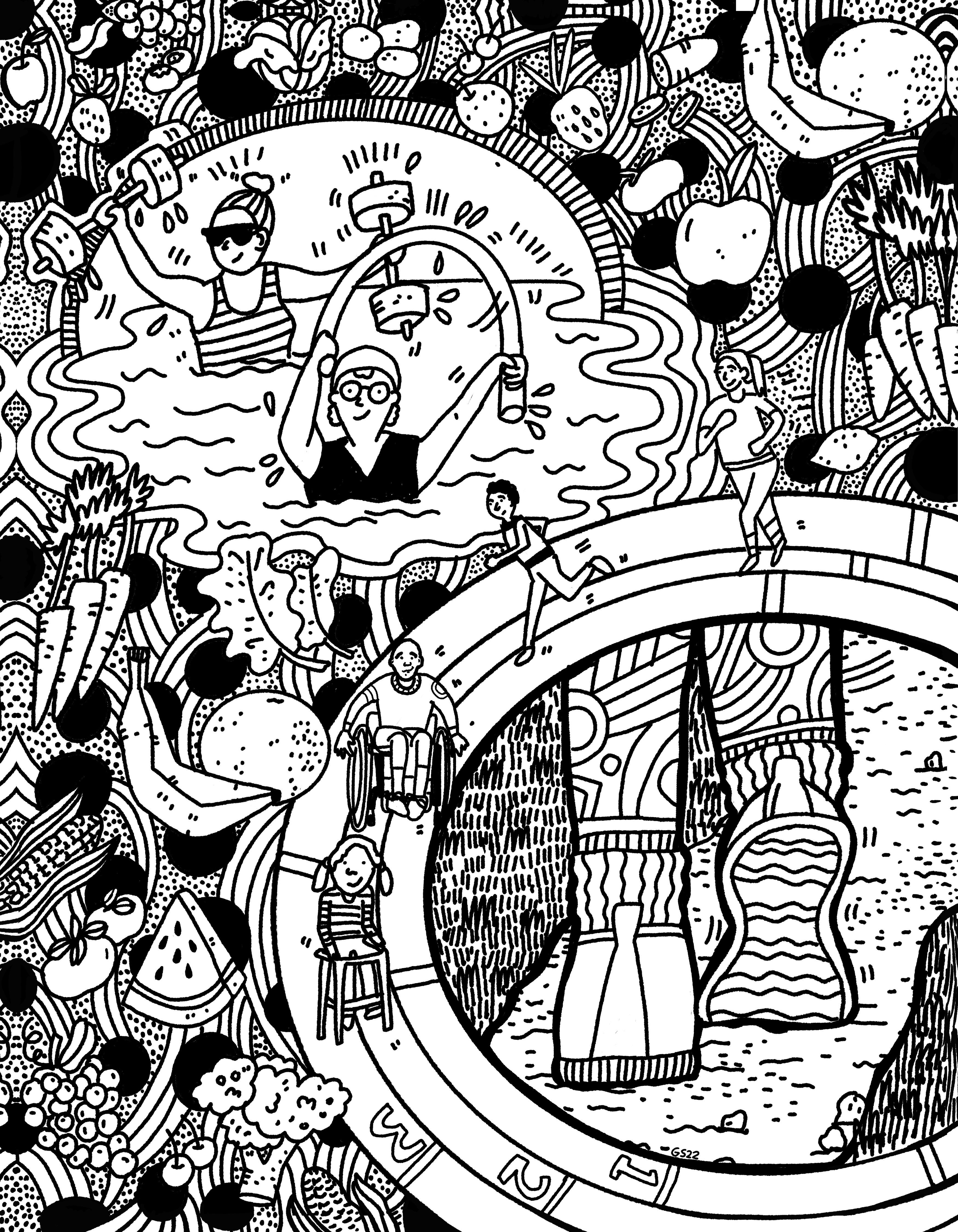Mindfulness coloring pages