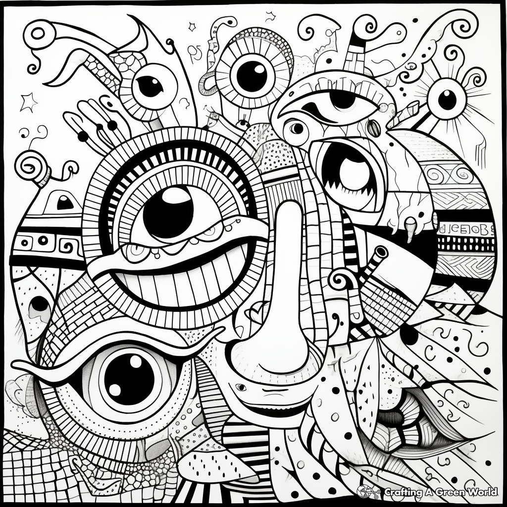 Hard coloring pages