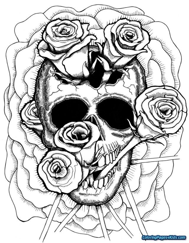 Coloring pages with trippy alien mushrooms
