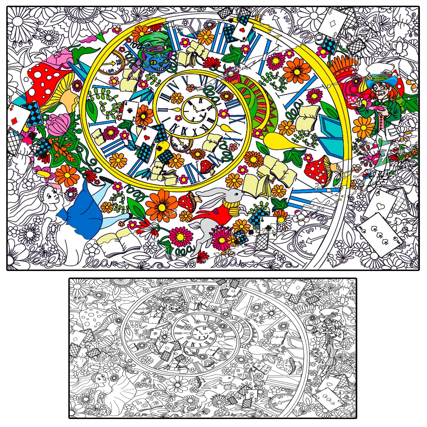 Alex art giant coloring poster