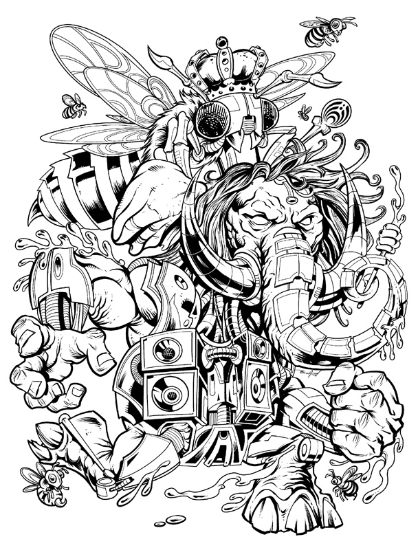 Page signed coloring book