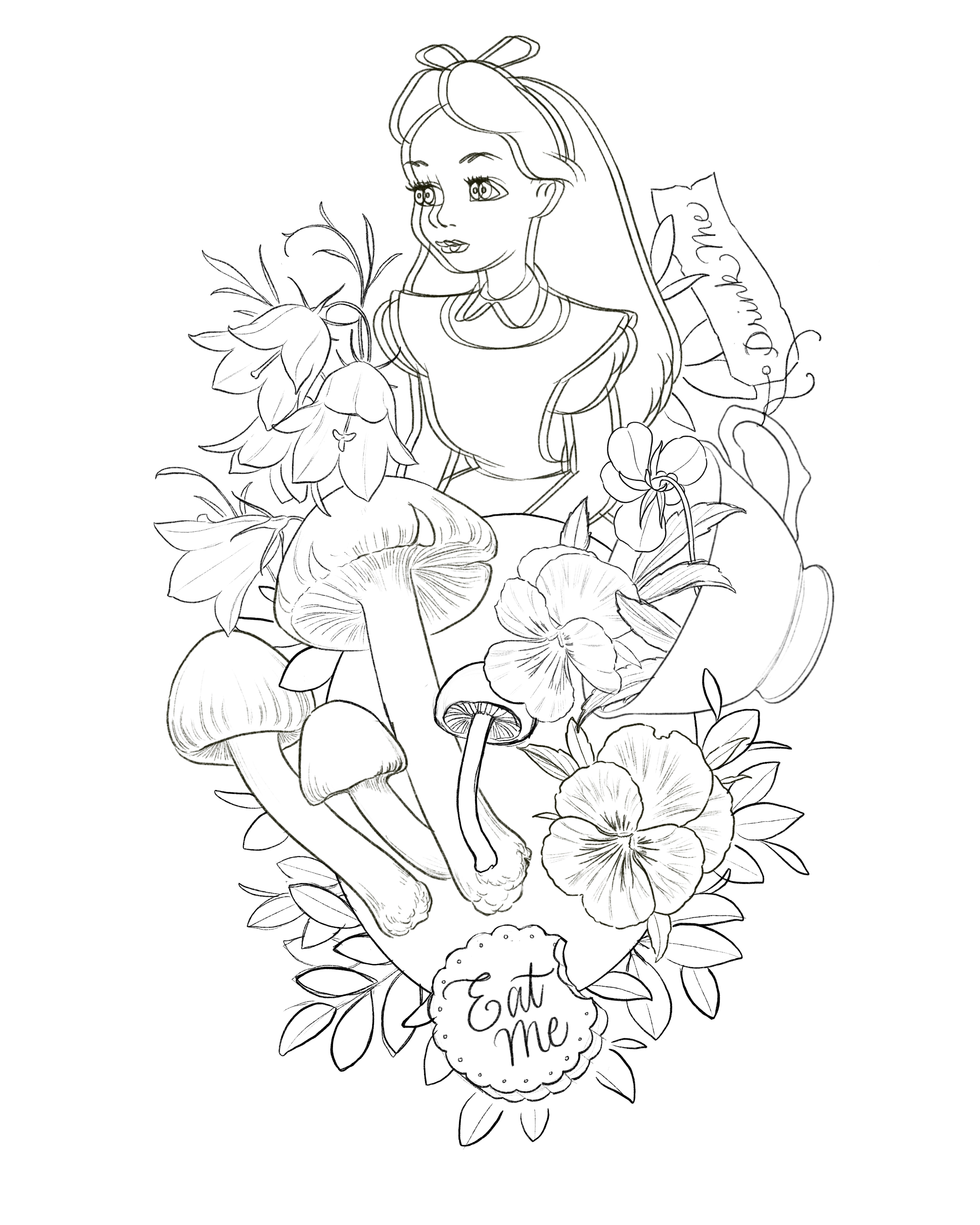 Coloring pages â wild isley tattoo