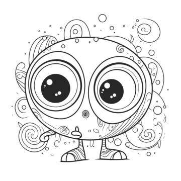 Cool trippy coloring page png transparent images free download vector files