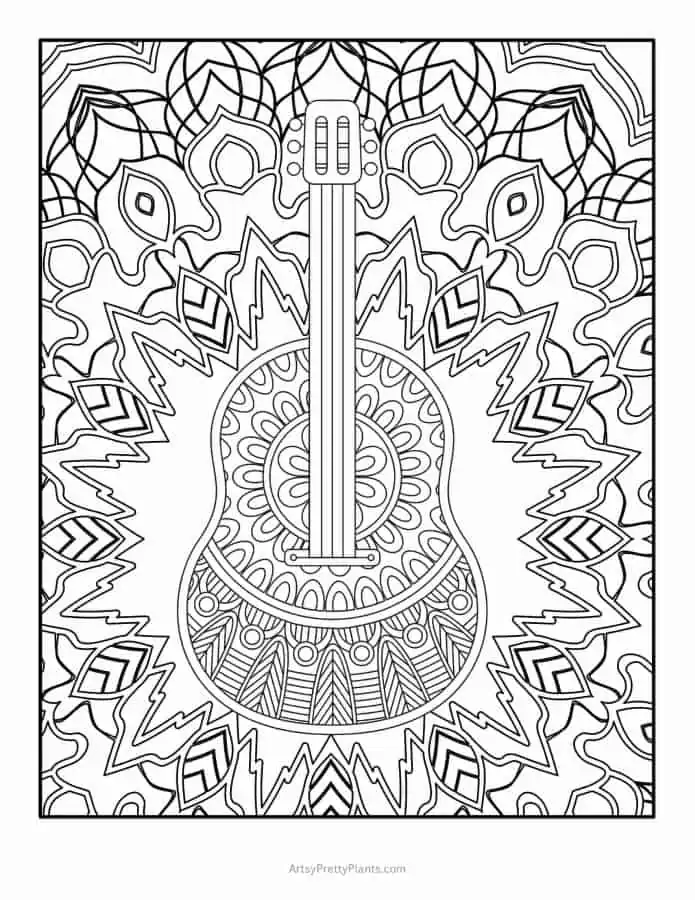 Free trippy coloring pages for adults