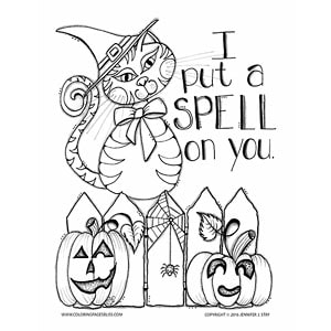 Spooky fun and creative halloween coloring pages and books