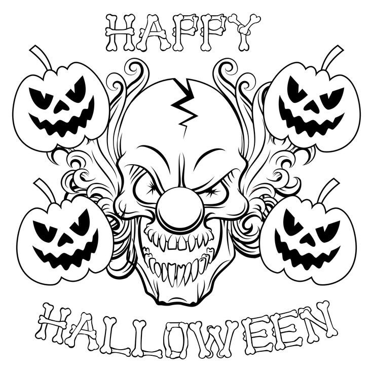 Best free printable halloween coloring pdf for free at printablee halloween coloring pages printable halloween coloring pages scary halloween coloring pages