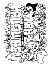Halloween coloring pages â free printable pdf from