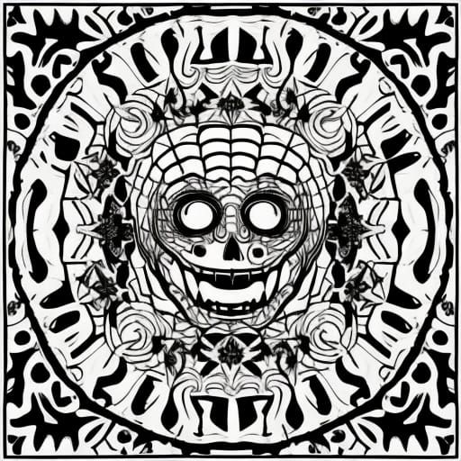 Halloween coloring book
