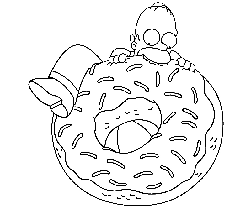 Simpsons coloring pages printable for free download