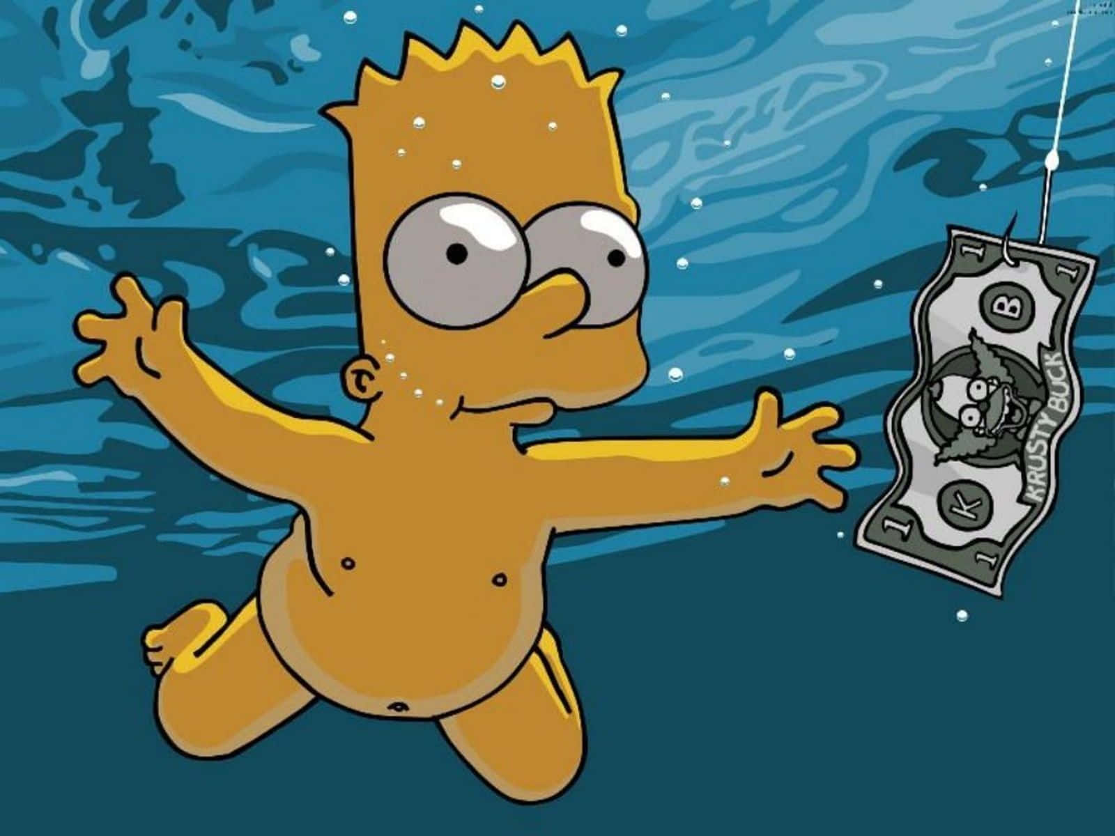 Download psychedelic playtime with bart simpson wallpaper