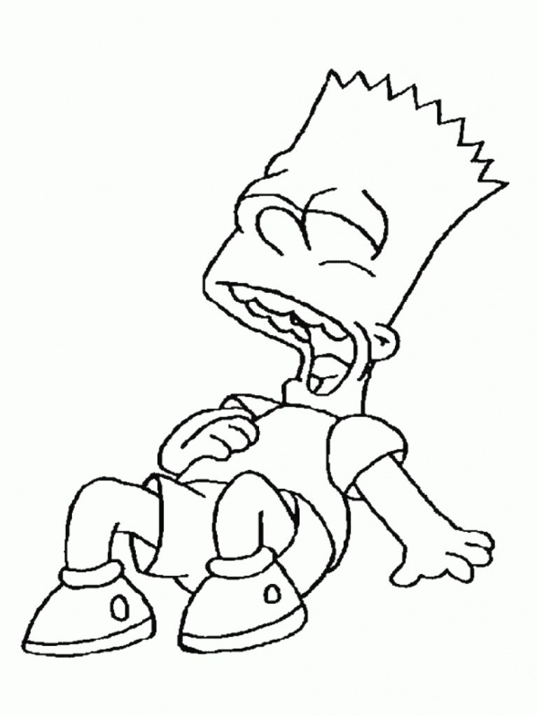 Bart simpson cartoon coloring pages coloring pages hipster drawings