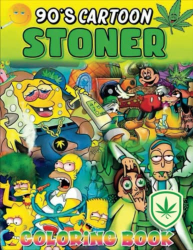 S cartoon stoner coloring book for adults s cartoon coloring book trippy psychedelic coloring pages trippy coloring book for adults weed coloring book for adults stoner cartoon coloring book by christine kremer