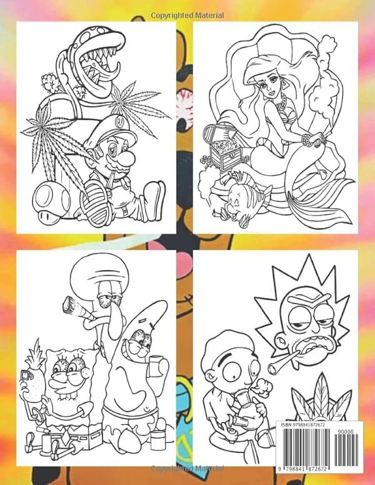 S rtoon stoner coloring book stoner coloring book with beautiful and high