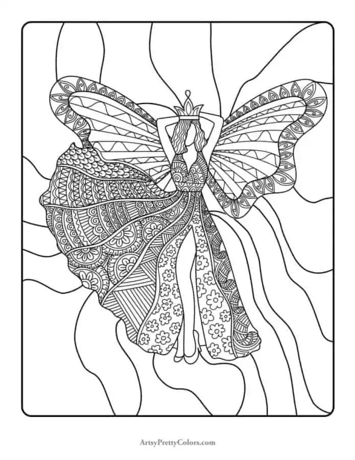 Free trippy coloring pages for adults