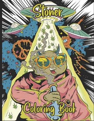 Stoner coloring book fun and trippy art to color for adults mualtes baker