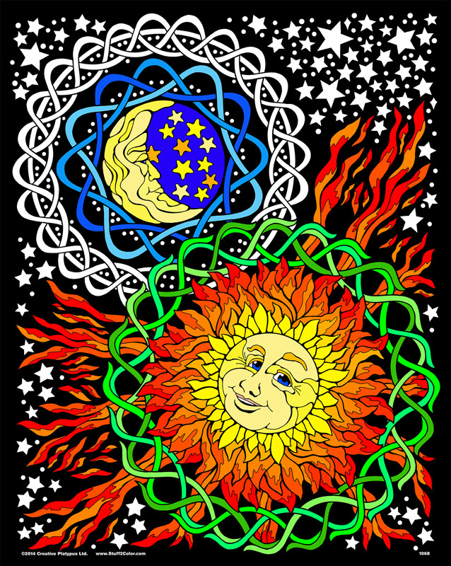 Sun and moon