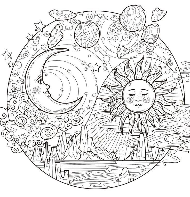 Pin by xiuh cast on princess moon coloring pages witch coloring pages mandala coloring pages
