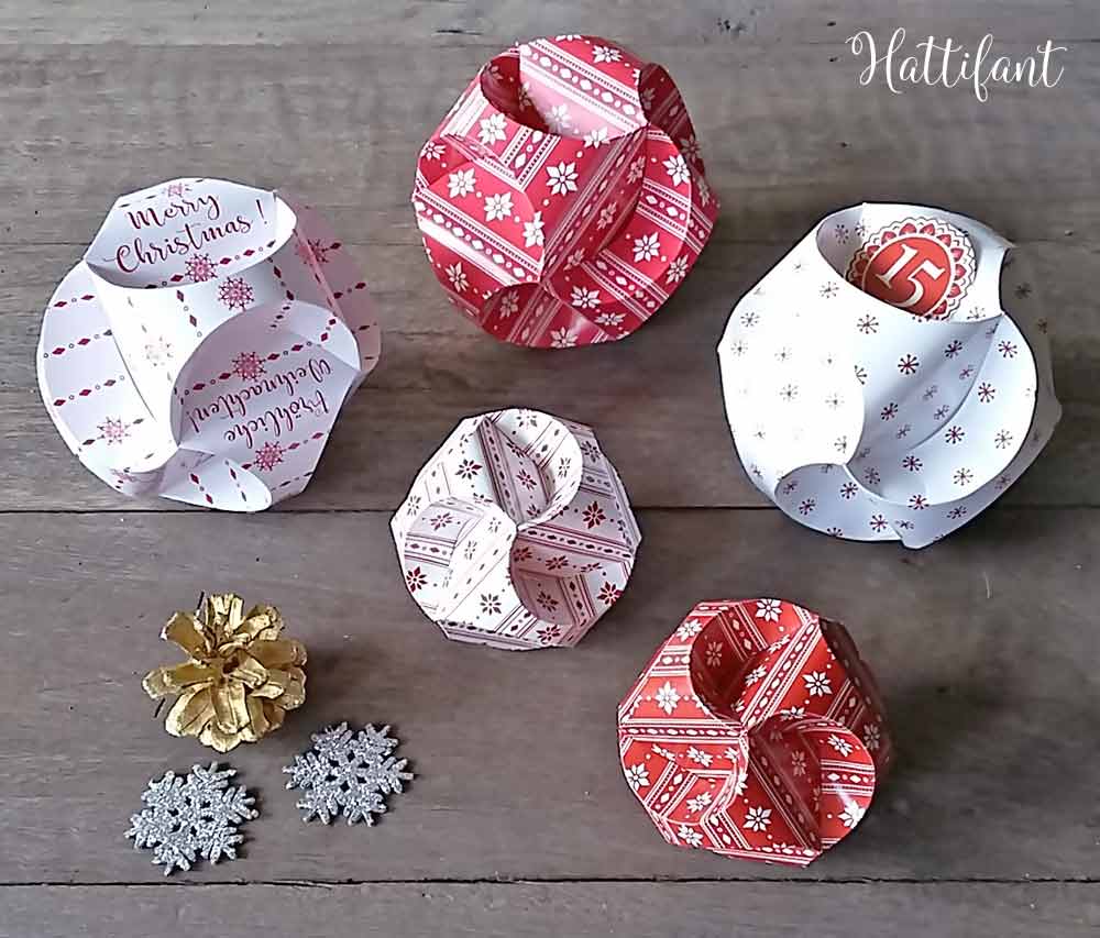 Triskele paper globes stunning handmade d ornaments